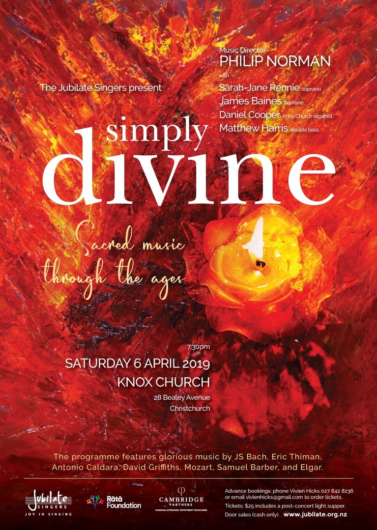 Concert poster 'Simply Divine'